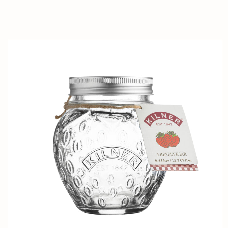 Kilner Strawberry Screw-Top Preserve Jar | 400 mL