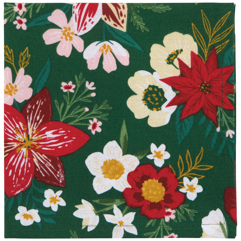 Now Designs - Amaryllis Christmas Napkin Set of 4
