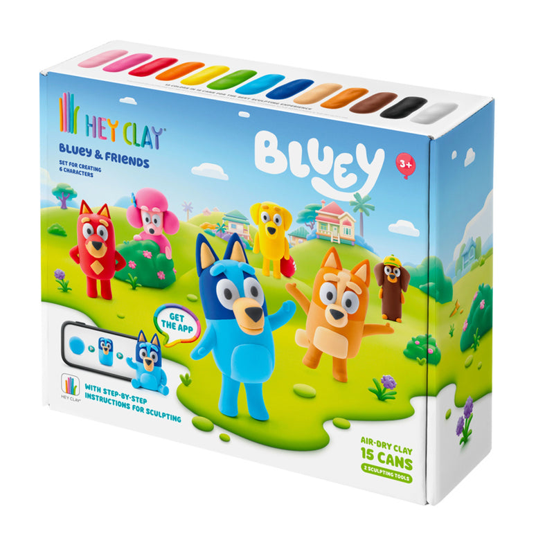Salut Clay - BLUEY & SES AMIS - COLLECTIONS DE SÉRIES (15 BOÎTES)