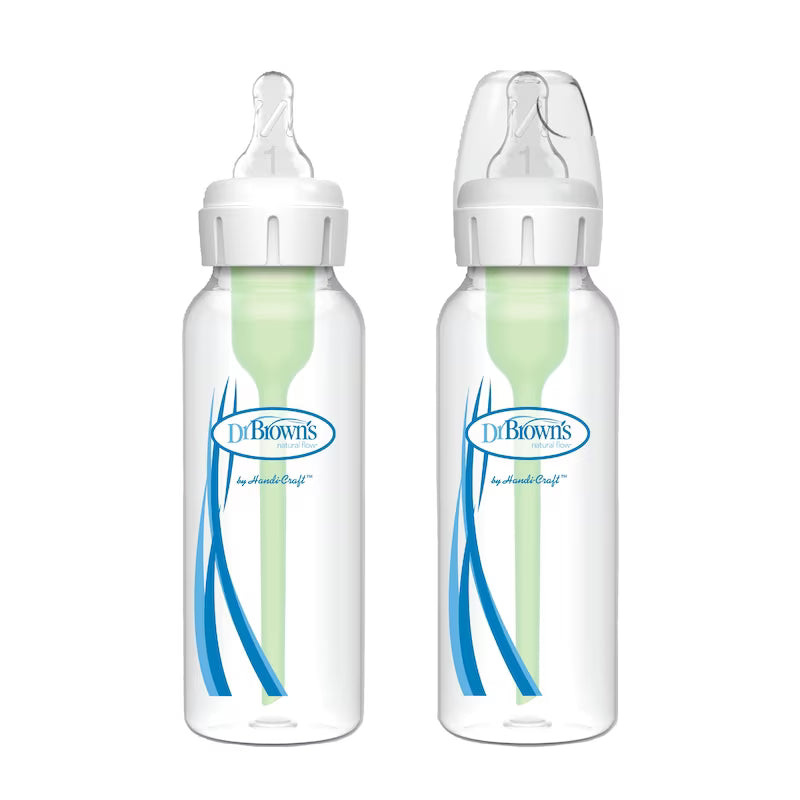 Biberon anti-colique étroit Options+ de Dr Brown's - 250 ml/8 oz - Paquet de 2