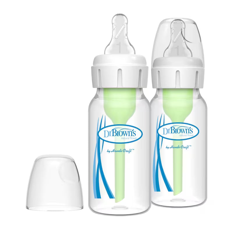 Dr. Brown's - Biberon anti-colique étroit Options+ 120 ml/4 oz, paquet de 2