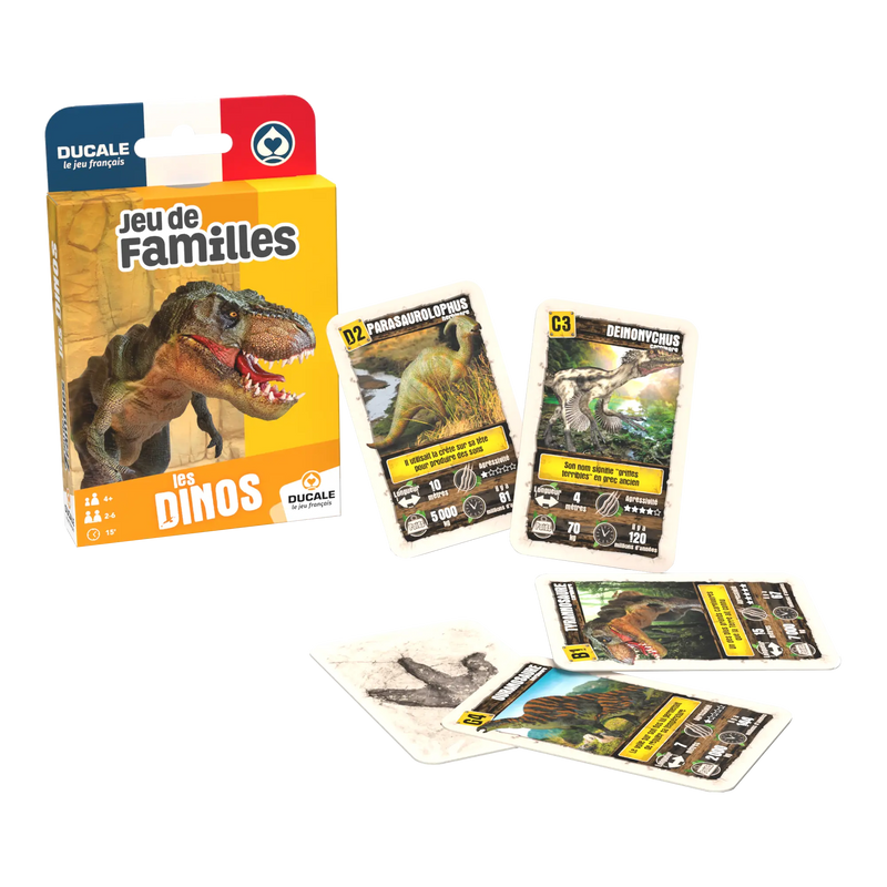 JEU DE FAMILLE - DINOSAURES - ECOPACK