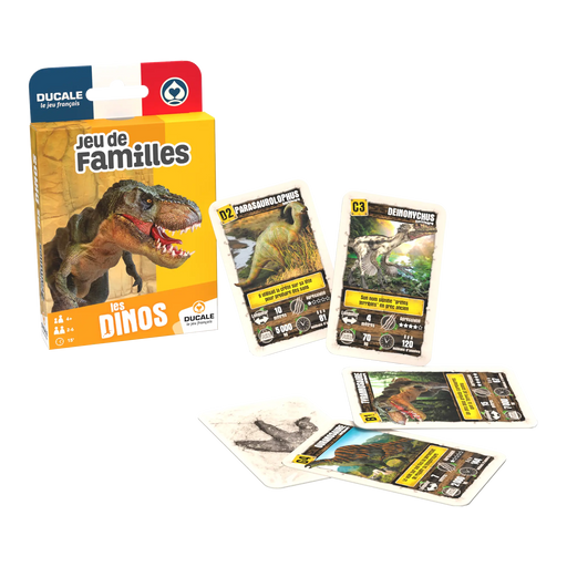 JEU DE FAMILLE - DINOSAURES - ECOPACK