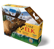 Madd Capp Puzzles – I Am Elk Jigsaw Puzzle | 1000 Pieces – front of packaging