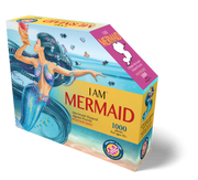 Madd Capp Puzzles – I Am Mermaid Jigsaw Puzzle | 1000 Pieces – front of packaging