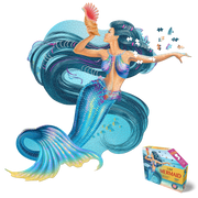 Madd Capp Puzzles – I Am Mermaid Jigsaw Puzzle | 1000 Pieces – puzzle and packaging