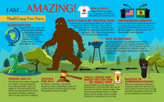 Madd Capp Puzzles – I Am Sasquatch Jigsaw Puzzle | 1000 Pieces – educational Fun Facts insert
