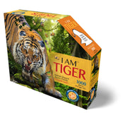 Madd Capp Puzzles – I Am Tiger Jigsaw Puzzle | 1000 Pieces – front of packaging