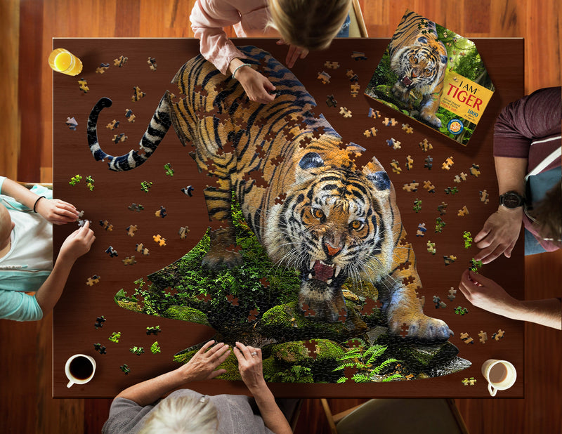 Madd Capp Puzzles – I Am Tiger Jigsaw Puzzle | 1000 Pieces – lifestyle view