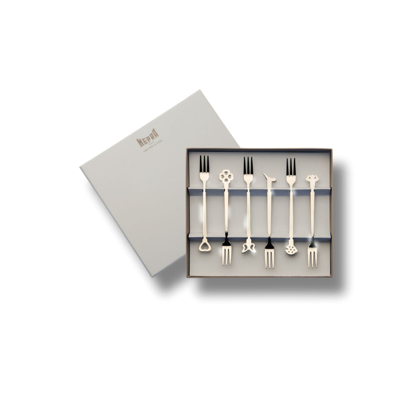 Mepra – Evento Mirror – 6-Piece Mini Fork Set – 100344631 – Image 1