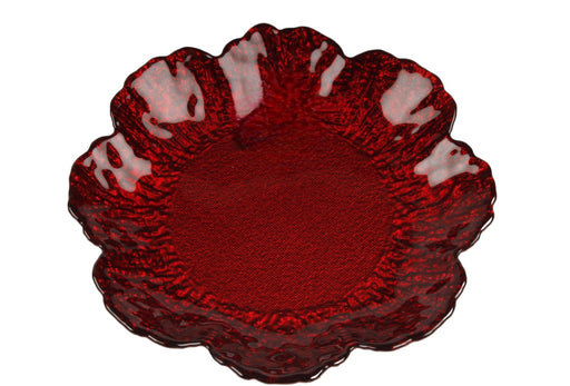 BOWRING - Opulence 16cm Glass Red Plate