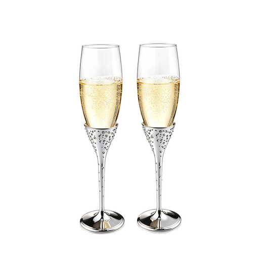 BOWRING - Cherish Crystals Champagne Flute Set of 2