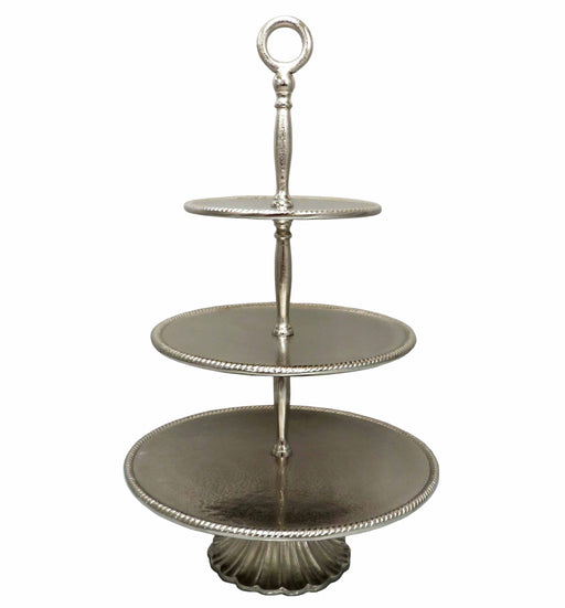 BOWRING - Odyssey 3-tier Server 63cm H, Nickel Finish
