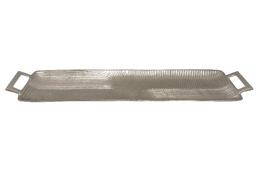 BOWRING - Kai Large Tray 76 x 17.5 x 5cm, Nickel Finish