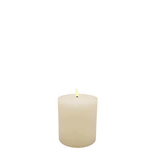 BOWRING - Flameless LED Candle Ivory 4"Dia. X 5"H