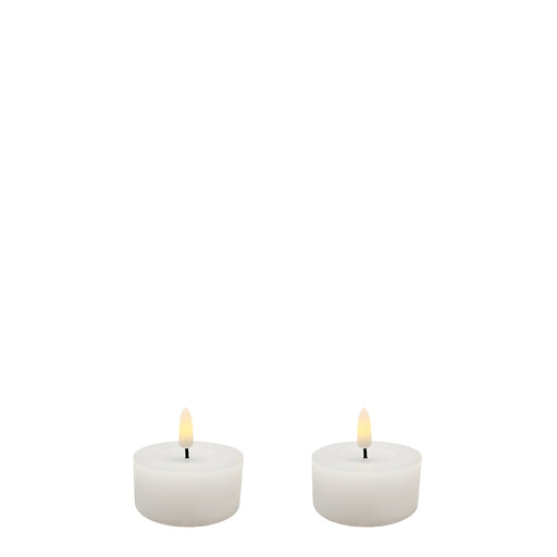 BOWRING - Flameless LED Candle White Set of 2 Tealights 2.5"Dia. X 1"