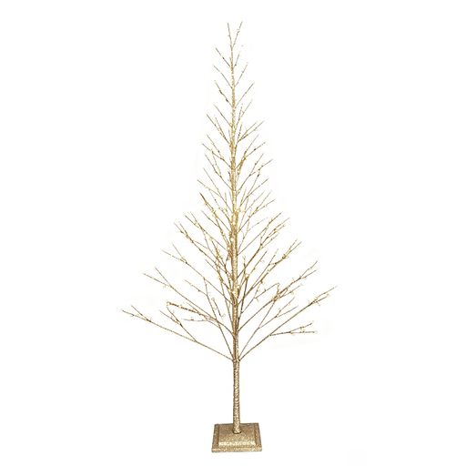 BOWRING - Champagne Glitter Tree 270cm/106in |360 Warm White LED Lights