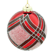 BOWRING - 10cm Rebecca Red Ball Ornament