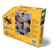 Madd Capp Puzzles – I Am Lil' Bear Jigsaw Puzzle | 100 Pieces – back of packaging