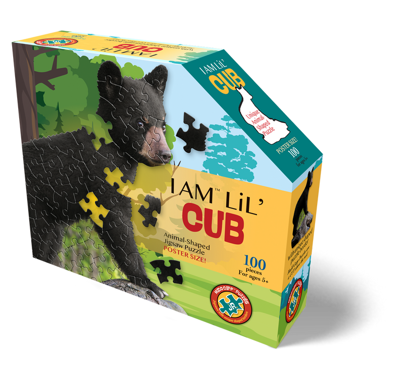 Madd Capp Puzzles – I Am Lil' Cub Jigsaw Puzzle | 100 Pieces – front of packaging