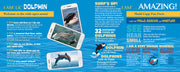 Madd Capp Puzzles – I Am Lil' Dolphin Jigsaw Puzzle | 100 Pieces – educational Fun Facts insert