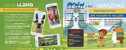 Madd Capp Puzzles – I Am Lil' Llama Jigsaw Puzzle | 100 Pieces – educational Fun Facts insert