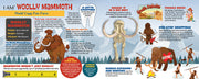 Madd Capp Puzzles – I Am Woolly Mammoth Jigsaw Puzzle | 100 Pieces – educational Fun Facts insert