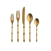 Mepra - Bali Pewter Gold Flatware Set - 20 Pcs. – MPR-101522020PO – Image 1