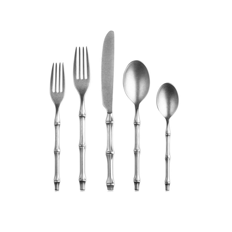 Mepra – Bali Pewter – 20-Piece Flatware Set – 101522020P – Image 1