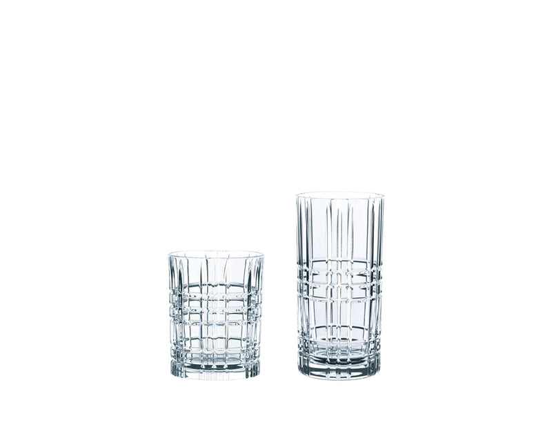 Nachtmann - Highland - Whisky Tumbler & Long Drink Glass Set - 12 Pieces