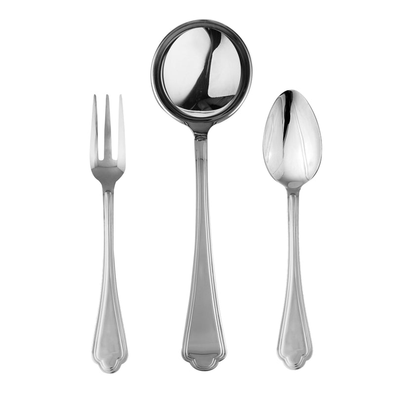 Mepra – Leonardo Mirror – 3-Piece Serving Set – 101822003 – Image 1