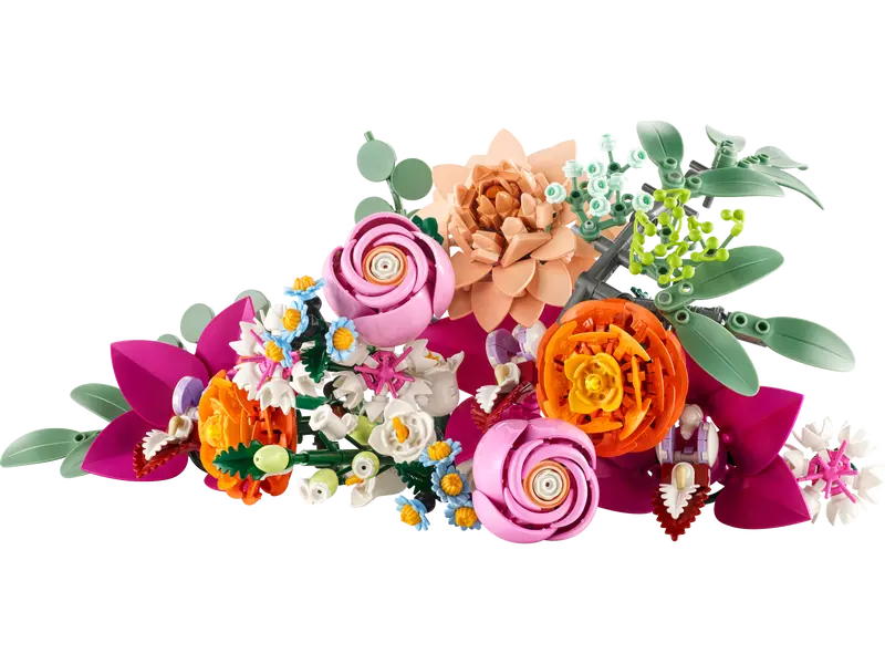 LEGO - 10342 - COLLECTION BOTANIQUE - Joli bouquet de fleurs roses - 749 pièces