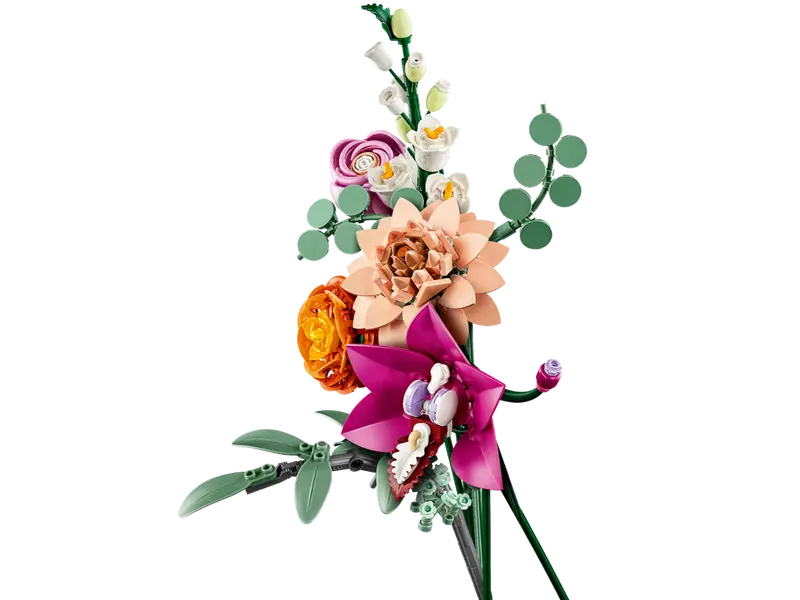 LEGO - 10342 - COLLECTION BOTANIQUE - Joli bouquet de fleurs roses - 749 pièces
