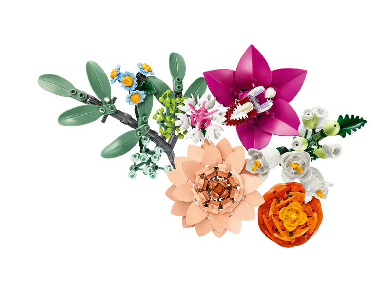 LEGO - 10342 - COLLECTION BOTANIQUE - Joli bouquet de fleurs roses - 749 pièces