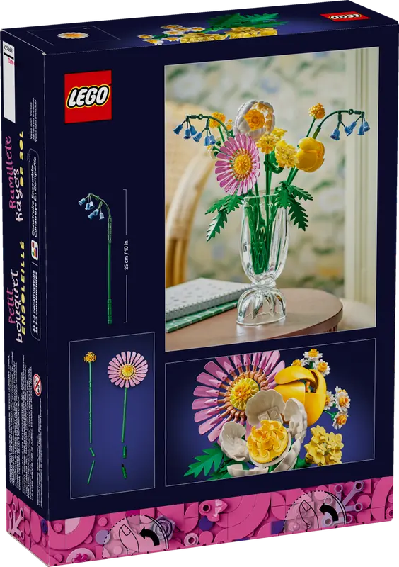 LEGO - 10347 - COLLECTION BOTANIQUE - Petit bouquet ensoleillé - 373 pièces