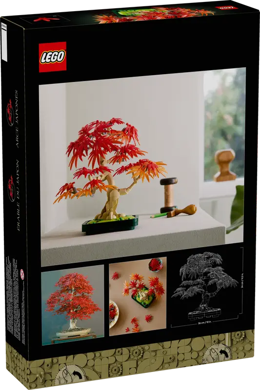 LEGO - 10348 - BOTANICAL COLLECTION - Japanese Red Maple Bonsai Tree - 474pcs