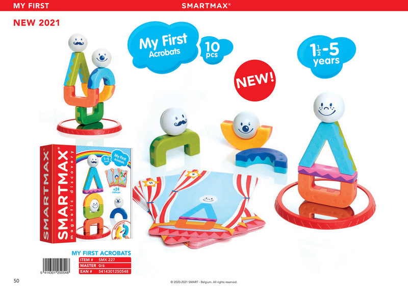 SmartMax My First Acrobats magnetic circus building set – view 2