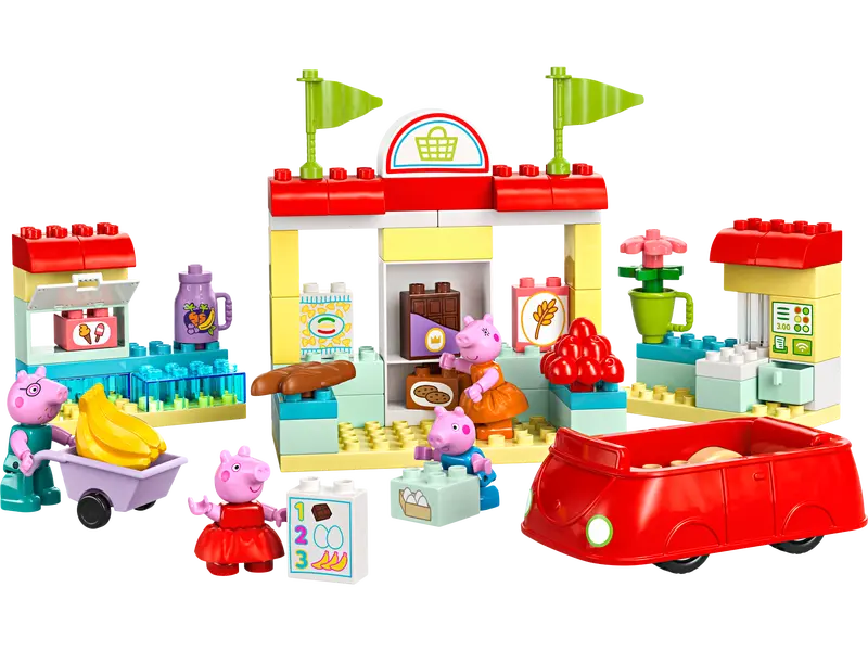 LEGO - 10434 - DUPLO - Le supermarché Peppa Pig - 70 pièces