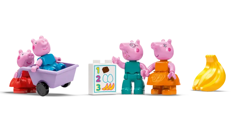 LEGO - 10434 - DUPLO - Le supermarché Peppa Pig - 70 pièces