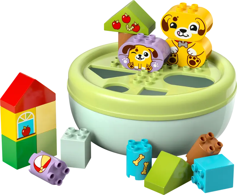 LEGO - 10441 - DUPLO - Shape Sorter: Puppy House - 17pcs