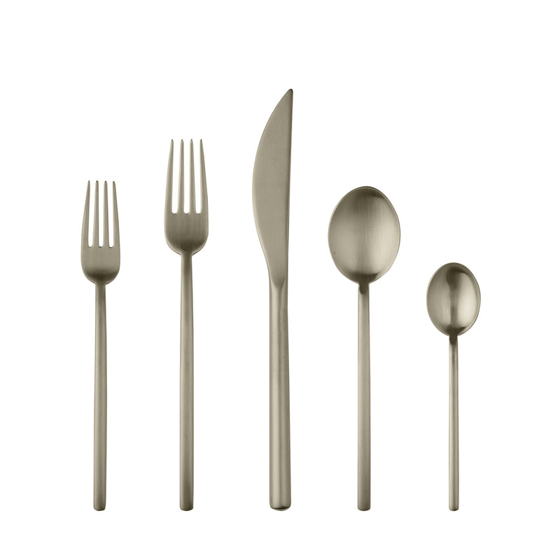 Mepra - Due Ice Champagne Flatware Set - 5 Pcs. – MPR-104422005IC – Image 1