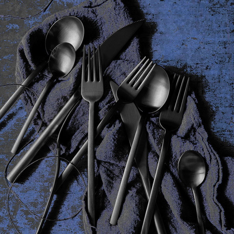 Mepra – Due Ice Black Gold – 32-Piece Flatware Set – 104422032ION – Image 2