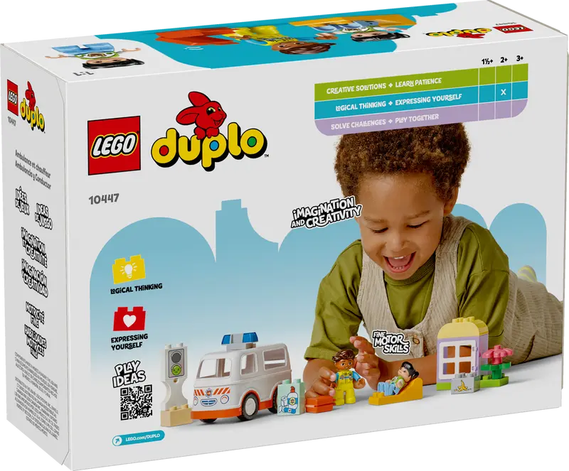 LEGO - 10447 - DUPLO - Ambulance & Driver - 19pcs