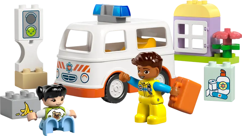 LEGO - 10447 - DUPLO - Ambulance & Driver - 19pcs