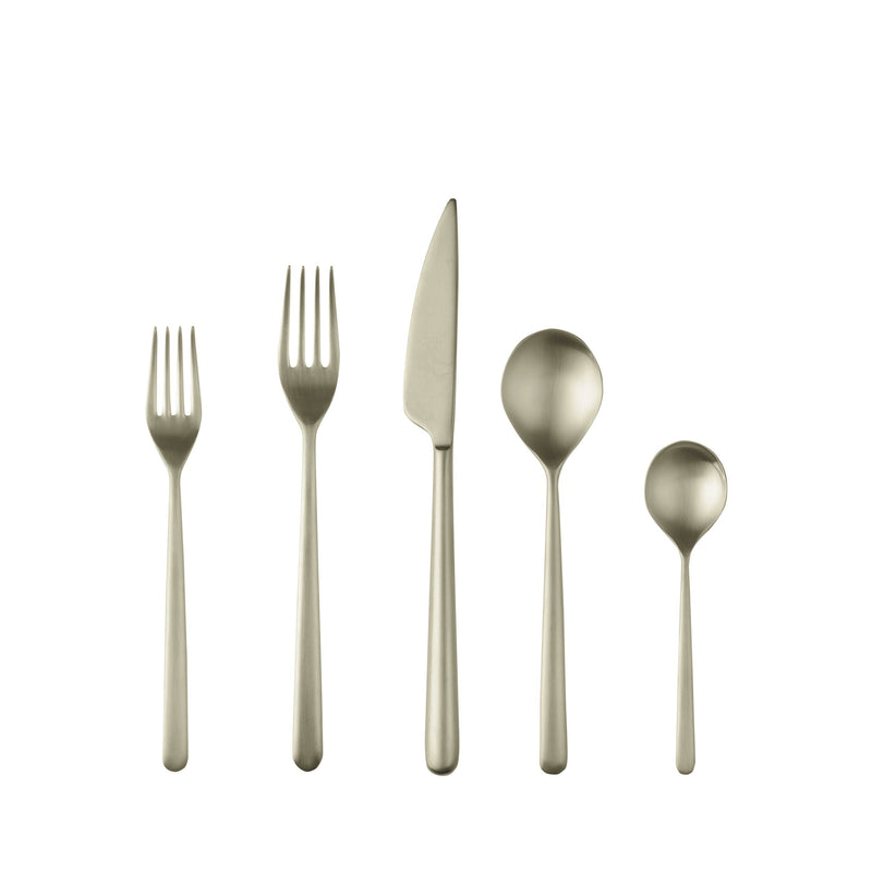 Mepra – Linea Ice Champagne – 20-Piece Flatware Set – 104822020IC – Image 1