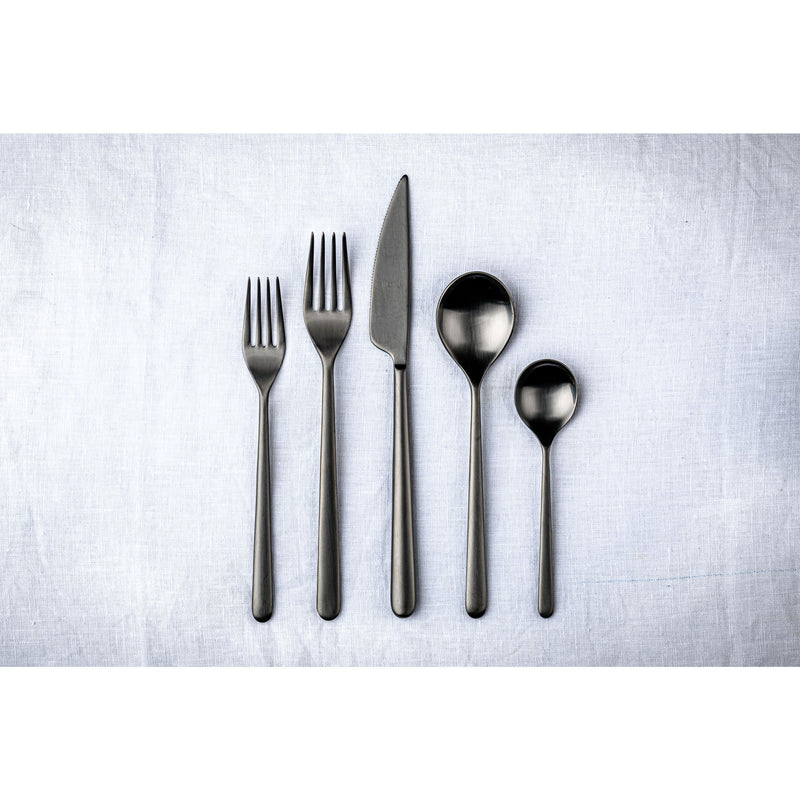 Mepra – Linea Ice oro Nero – 43-Piece Flatware Set – 104822043ION – Image 2