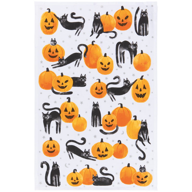 Danica Jubilee - Purranormal Activity Halloween Dishtowel