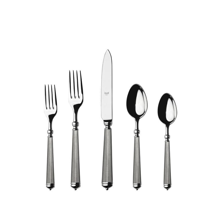 Mepra - Luce Ice Grip Flatware Set - 20 Pcs. - Mirror – MPR-1057GI22020