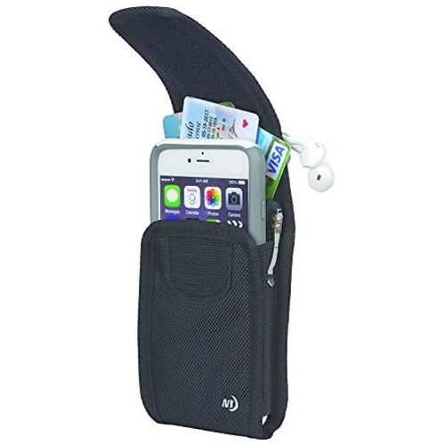 Nite Ize Clip Case Cargo rugged universal phone holster in black, extra tall – view 2