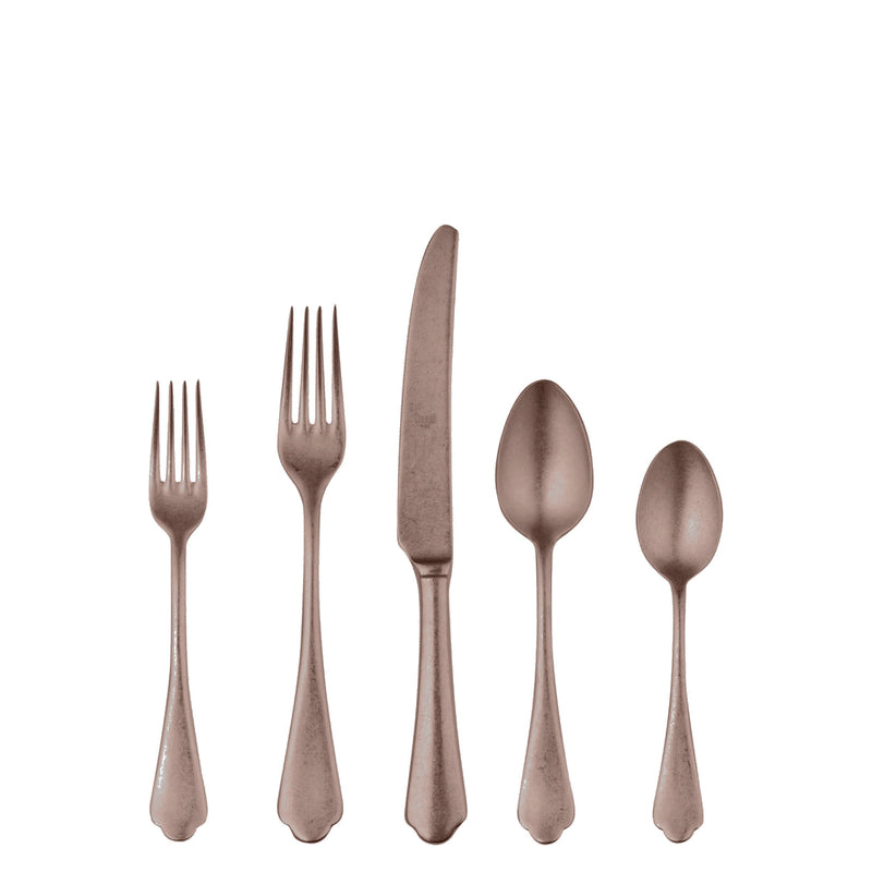 Mepra - Dolce Vita Pewter Bronze Flatware Set - 5 Pcs. – MPR-106422005PB – Image 1
